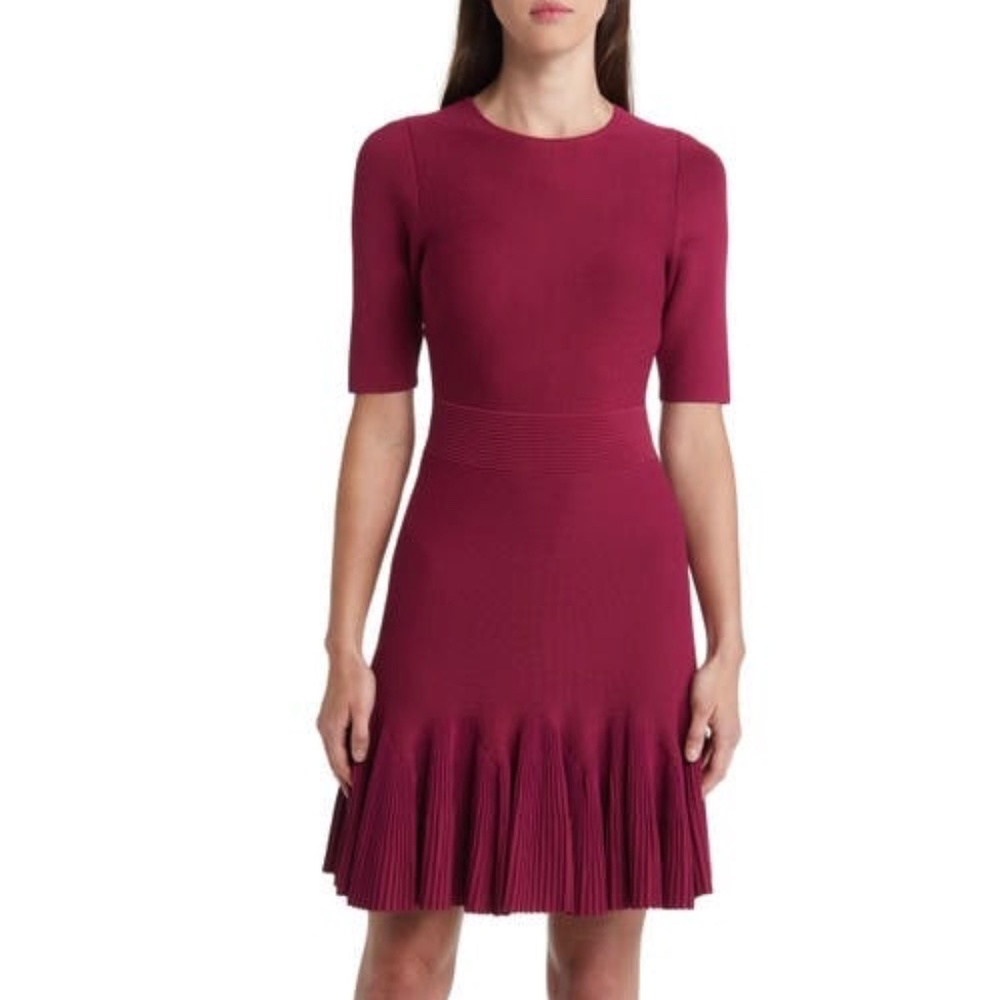 $365 Ted Baker NWT Josafee Pleated Dress Business Casual Women’ Size 1